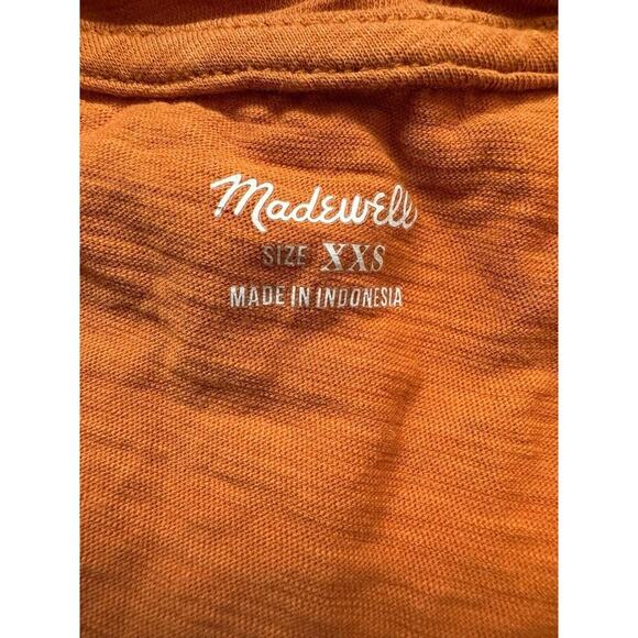 Madewell 100% Cotton Rust Color Cotton Tank‎ XXS - Picture 4 of 15